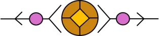 Stylistic flower. Graphic.